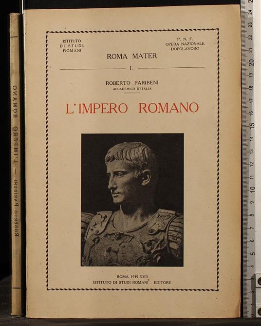 L' Impero Romano - Roberto Paribeni - copertina