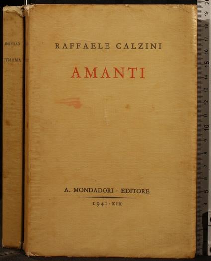 Amanti - Raffaele Calzini - copertina