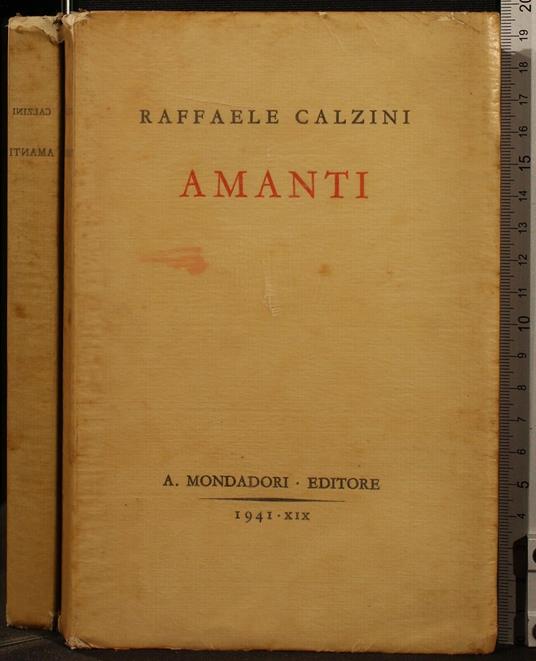 Amanti - Raffaele Calzini - copertina