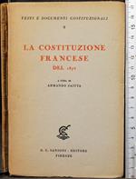 La costituzione Francese del 1875