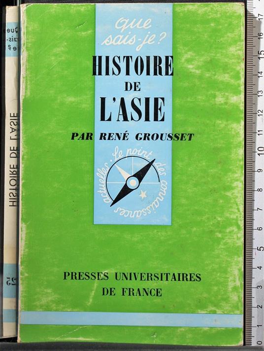 Histoire de l'aste - René Grousset - copertina