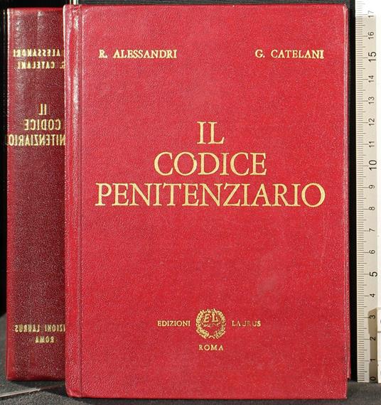 Il codice penitenziario - Michelangelo Alessandri - copertina
