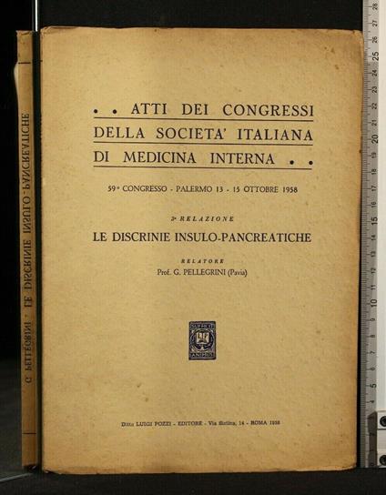 Atti Dei Congressi Della Società Italiana di Medicina Interna - Paola Barbierato - copertina