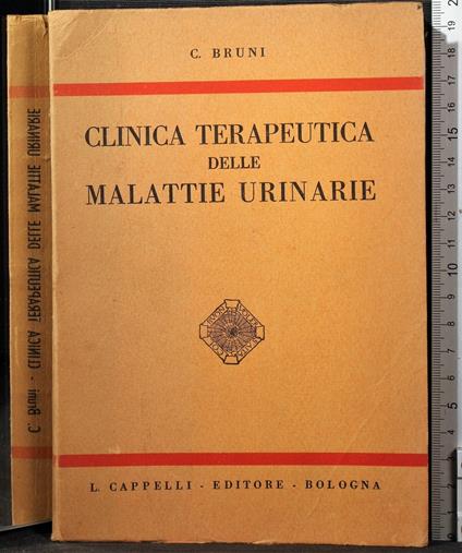 Clinica terapeutica delle malattie urinarie - Angelo Cesare Bruni - copertina