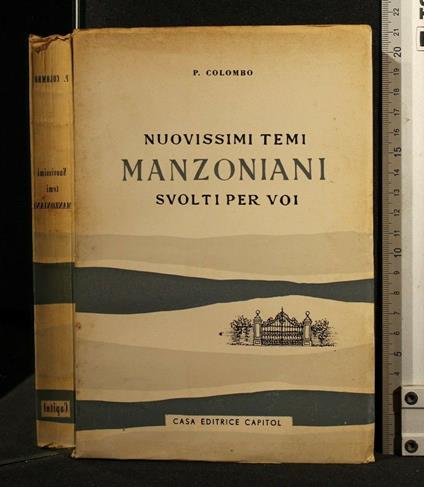 Nuovissimi Temi Manzoniani Svolti per Voi - Colombo-De Matteis - copertina