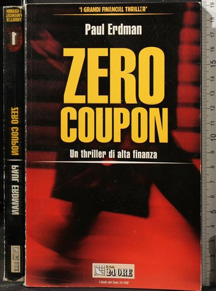 Zero Coupon - Paul E. Erdman - copertina