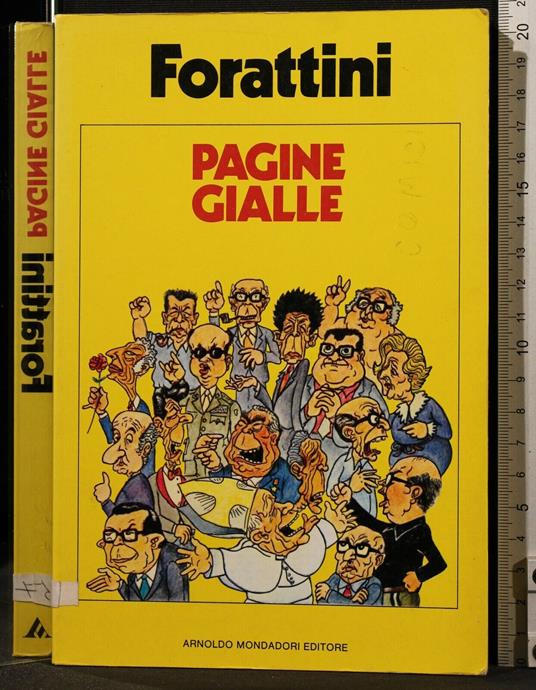 Pagine Gialle - Enrico Forattini - copertina