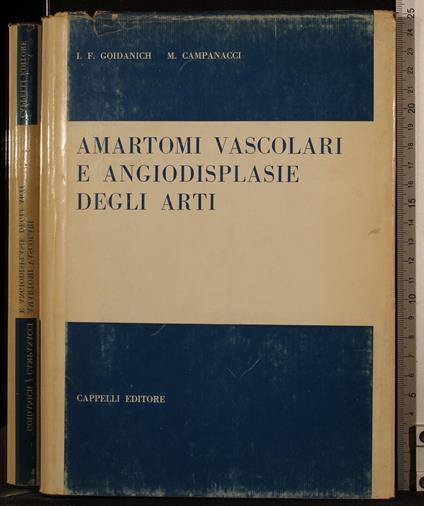Amartomi vascolari e angiodisplasie arti - Gabriele Goidànich - copertina