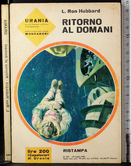 Ritorno al domani - R. H. Hubbard - copertina