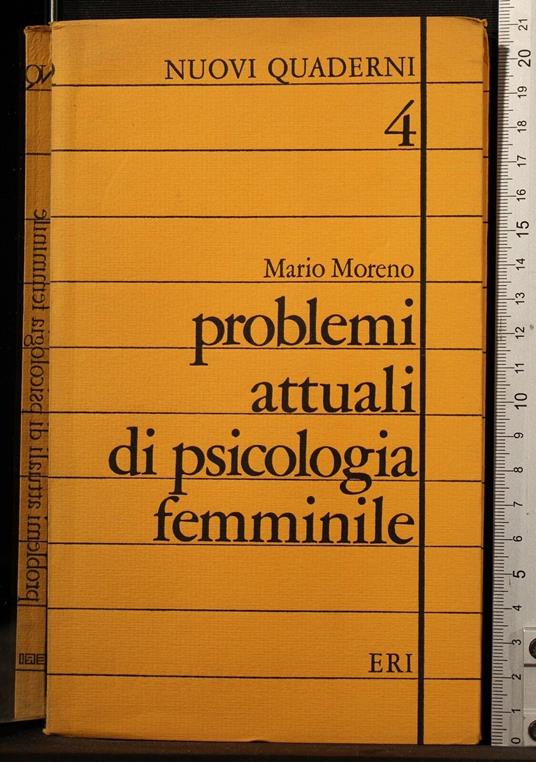 Problemi attuali di spicologia femminile - Vittorio Moreno - copertina