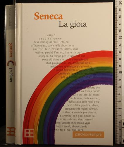 La gioia - L. Anneo Seneca - copertina