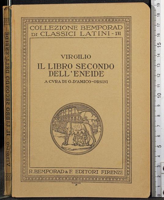 Il libro secondo dell'Eneide - Publio Virgilio Marone - copertina