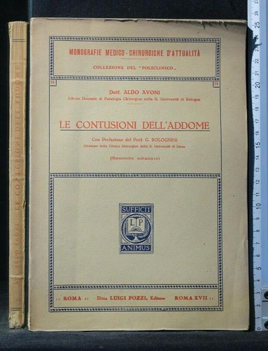 Le Contusioni Dell'Addome - Contusioni Dell'Addome di: Aldo Avoni - copertina