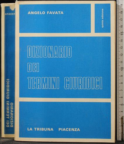 Dizionario Dei Termini Giuridigi - Dizionario Dei Termini Giuridigi di: Angelo Favata - copertina