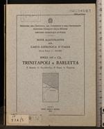 Note illustrative carta geologica d'Italia.Trinitapoli e Barletta