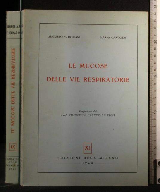 Le Mucose Delle Vie Respiratorie - Mucose Delle Vie Respiratorie di: Boriani - copertina