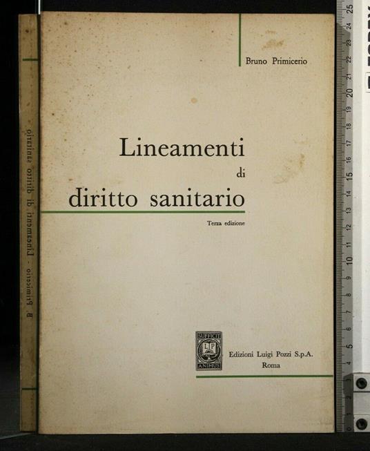 Lineamenti di Diritto Sanitario - Lineamenti di Diritto Sanitario di: Bruno Primicerio - copertina