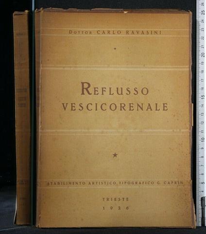 Reflusso Vescicorenale - Reflusso Vescicorenale di: Carlo Ravasini - copertina