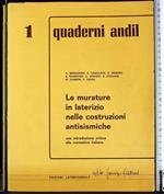 Murature in laterizio nelle costruzioni antisismiche