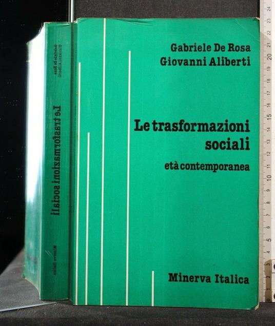 Le Trasformazioni Sociali - Trasformazioni Sociali di: De Rosa - copertina
