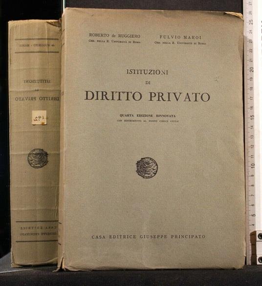 Istituzioni di Diritto Privato - Istituzioni di Diritto Privato di: De Ruggiero - copertina