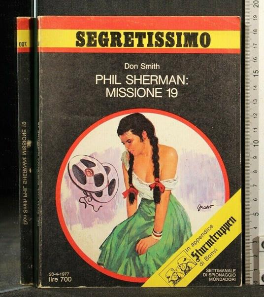 Phil Sherman: Missione 19 - Phil Sherman: Missione 19 di: Don Smith - copertina