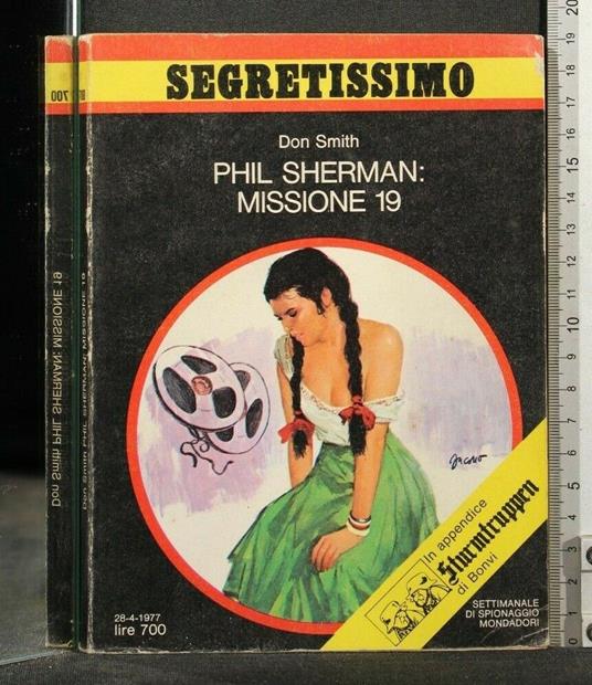 Phil Sherman: Missione 19 - Phil Sherman: Missione 19 di: Don Smith - copertina