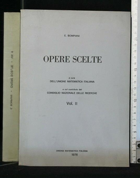 Opere Scelte Volume 2 - Opere Scelte Volume 2 di: E. Bompiani - copertina