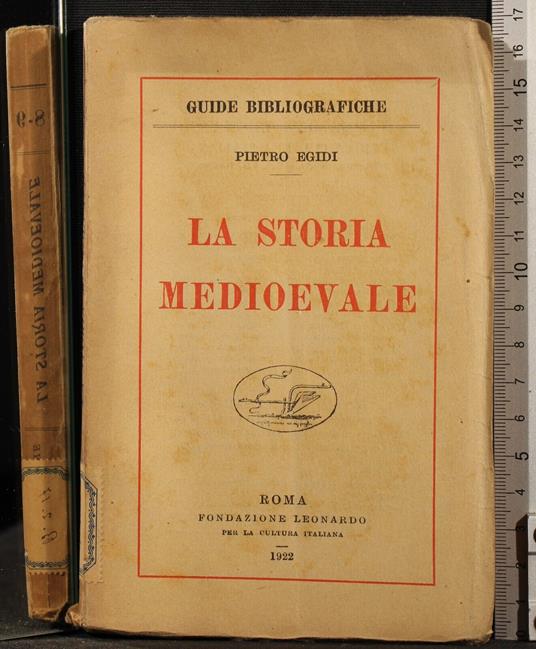 La storia Medioevale - storia Medioevale di: Egidi - copertina