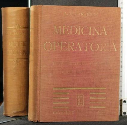 Medicina Operatoria - Medicina Operatoria di: Farabeuf - copertina