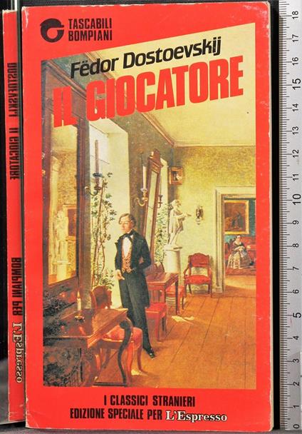 Il giocatore - giocatore di: Fedor Doestoevskij - copertina