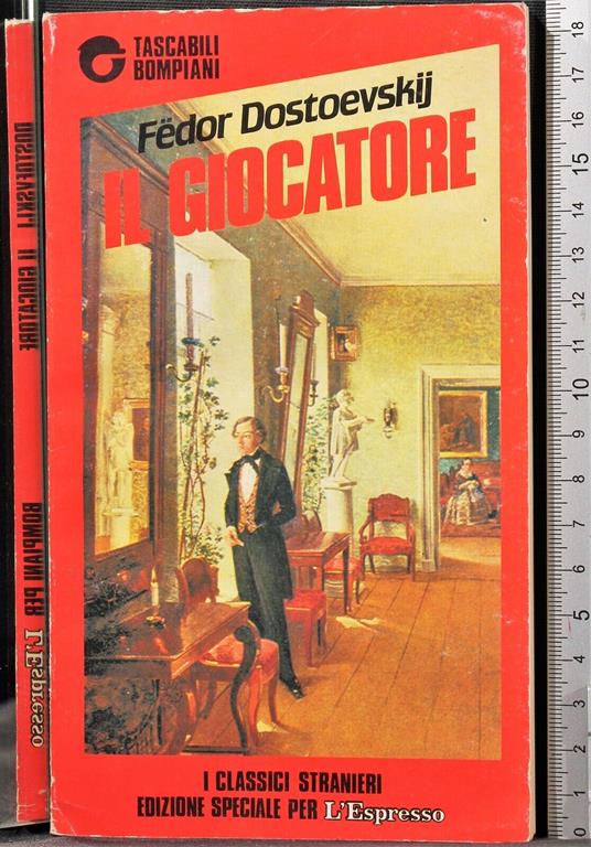 Il giocatore - giocatore di: Fedor Doestoevskij - copertina