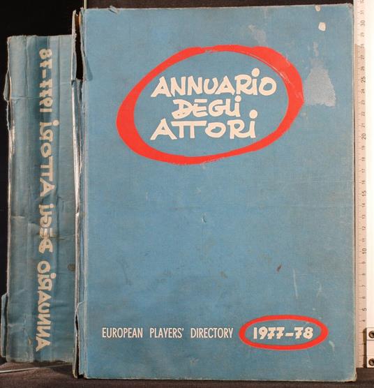 Annuario Degli Attori - Annuario Degli Attori di: Ferraù - copertina
