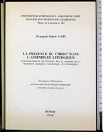 La presence du Christ dans l'assemblee liturgique