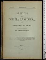 Bullettino della società lancisiana degli ospedali di Roma