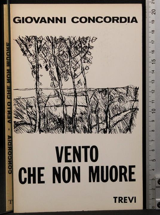 Vento che non muore - Vento che non muore di: Giovanni Concordia - copertina