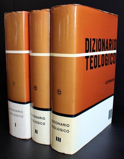 Dizionario teologico. 3 volumi - Dizionario teologico. 3 volumi di: Giuliano Riva - copertina