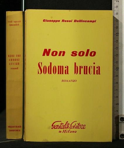 Non Solo Sodoma Brucia - Non Solo Sodoma Brucia di: Giuseppe Rossi Bellincampi - copertina