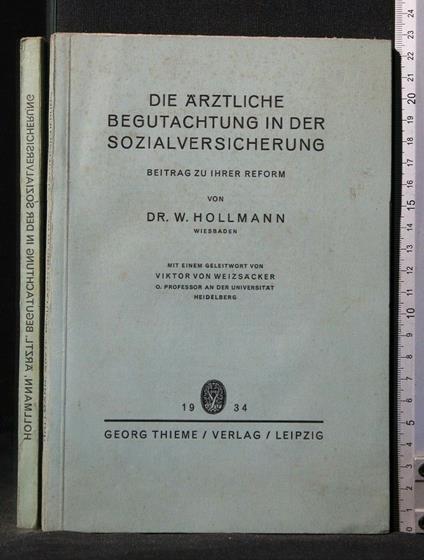 Die Arztliche Begutachtung in Der Sozialversicherung - Arztliche Begutachtung in Der Sozialversicherung di: Hollmann - copertina