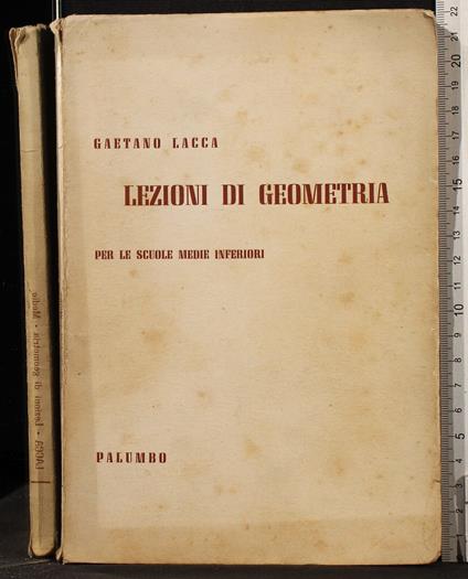 Lezioni di geometria - Lezioni di geometria di: Lacca - copertina