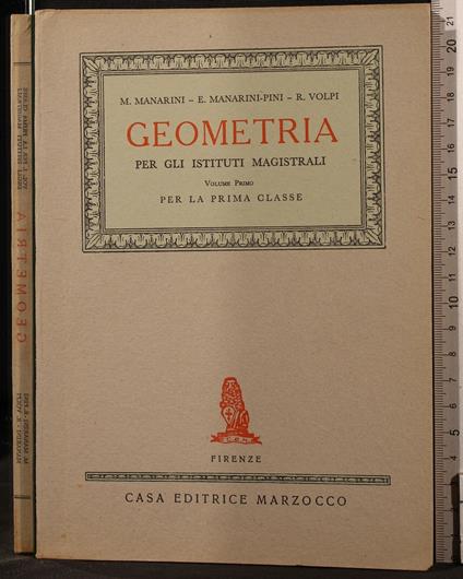 Geometria per Gli Istituti Magistrali. Vol - Geometria per Gli Istituti Magistrali. Vol di: Manarini - copertina