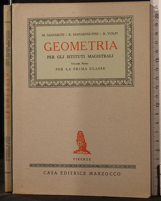 Geometria per Gli Istituti Magistrali. Vol - Geometria per Gli Istituti Magistrali. Vol di: Manarini - copertina