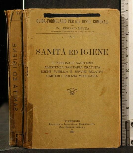 Sanità Ed Igiene - Sanità Ed Igiene di: Menna - copertina