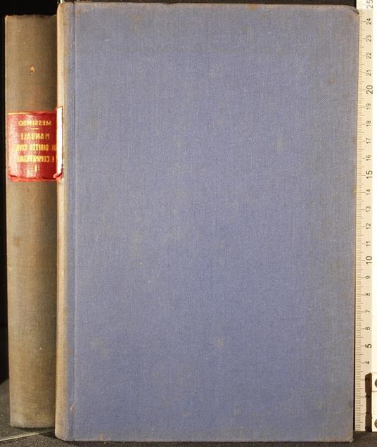 Manuale di diritto civile e commerciale. Vol 3 - Manuale di diritto civile e commerciale. Vol 3 di: Messineo - copertina