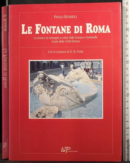 Le fontane di Roma - fontane di Roma di: Paolo Rovaioli - copertina