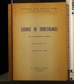 Lezioni di Immunologia Anno Accademico 1965-66