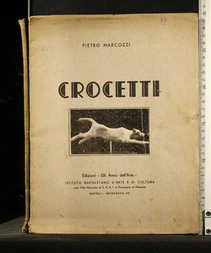 Crocetti - Crocetti di: Pietro Marcozzi - copertina
