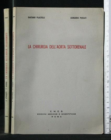 La Chirurgia Dell'Aorta Sottorenale - Chirurgia Dell'Aorta Sottorenale di: Placitelli - copertina
