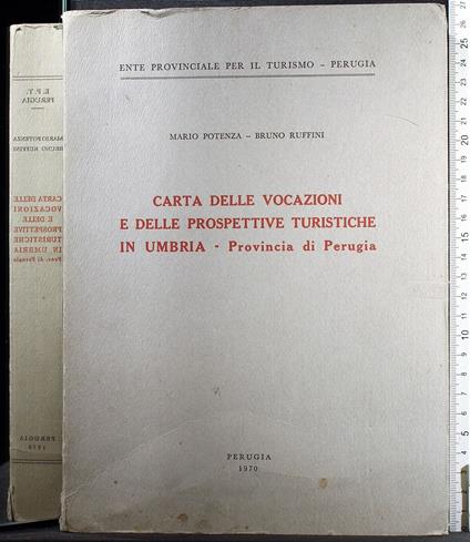 Carta delle vocazioni e delle prospettive turistiche in Umbria - Carta delle vocazioni e delle prospettive turistiche in Umbria di: Potenza - copertina