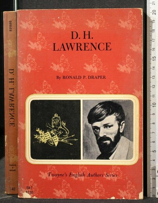 D H Lawrence - D H Lawrence di: Ronald Draper - copertina